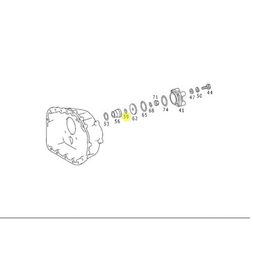 Anel O-ring - Original Mercedes-Benz: A0189974645